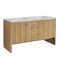 James Martin Vanities Hudson 60in Double Vanity, Light Natural Oak w/ 3 CM Carrara Marble Top 435-V60D-LNO-3CAR - alternate 5